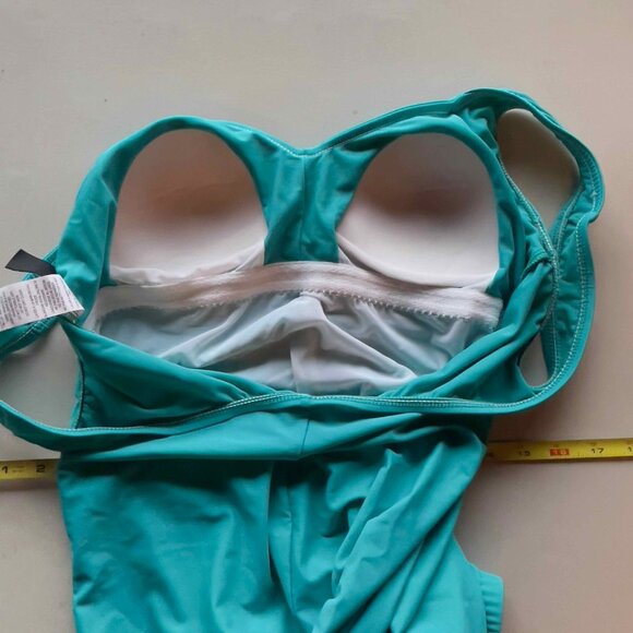 Maxine Turquoise 1 piece Bathing Suit - Picture 7 of 9
